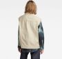 G-Star RAW Oversized Denim Bodywarmer Evergreen Wit Dames - Thumbnail 5