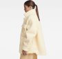 G-Star RAW Oversized Teddy Overshirt Beige Dames - Thumbnail 2