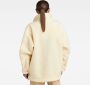 G-Star RAW Oversized Teddy Overshirt Beige Dames - Thumbnail 3