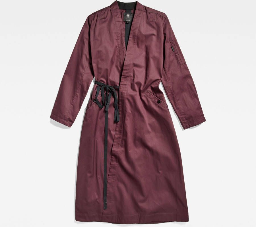 G-Star RAW Overslagjurk Paars Dames