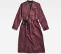 G-Star RAW Overslagjurk Paars Dames - Thumbnail 2