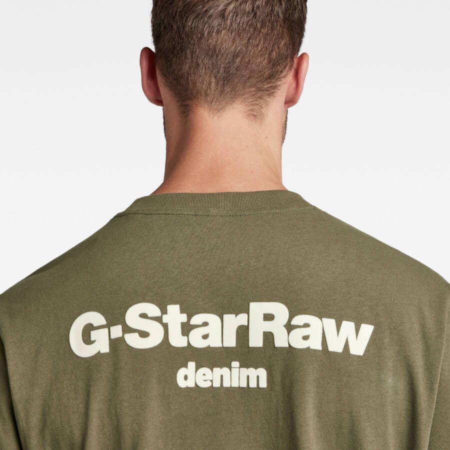G-Star RAW Photographer Loose T-Shirt Groen Heren