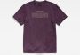 G-Star RAW Poem Slim T-Shirt Paars Heren - Thumbnail 2