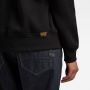 G-Star RAW Sweatshirt Premium Core 2.0 Hooded sweatshirt Capuchon met gekruiste voorkant en rijgkoord - Thumbnail 4