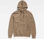 G-Star RAW hoodie Premium core met logo deep walnut - Thumbnail 3