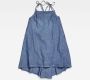 G-Star RAW Premium Korte Jurk Para Simple Midden blauw Dames - Thumbnail 2