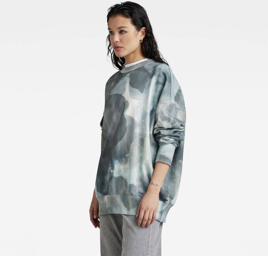 G-Star RAW Printed XXL Sweater Meerkleurig Dames