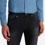 Zwarte G Star Raw Skinny Jeans A634 Elto Black Superstretch - Thumbnail 15