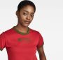 G-Star RAW Ringer Baby Brother Logo Top Rood Dames - Thumbnail 3