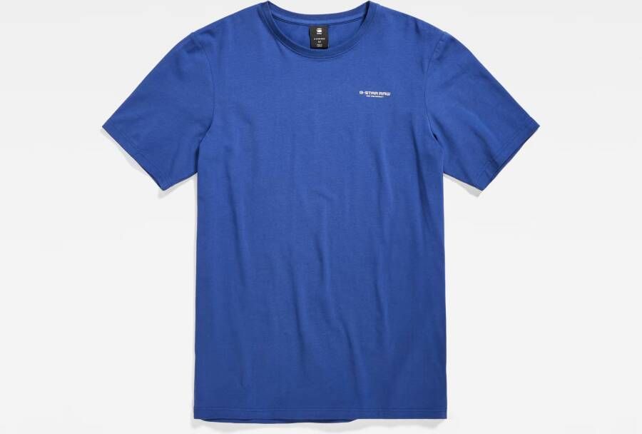 G-Star RAW Slim Base T-Shirt Midden blauw Heren