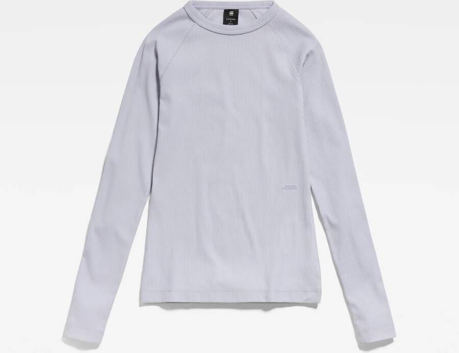 G-Star RAW Slim Rib Top Grijs Dames