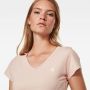 G-Star RAW Slim V-Hals Top Roze Dames - Thumbnail 2
