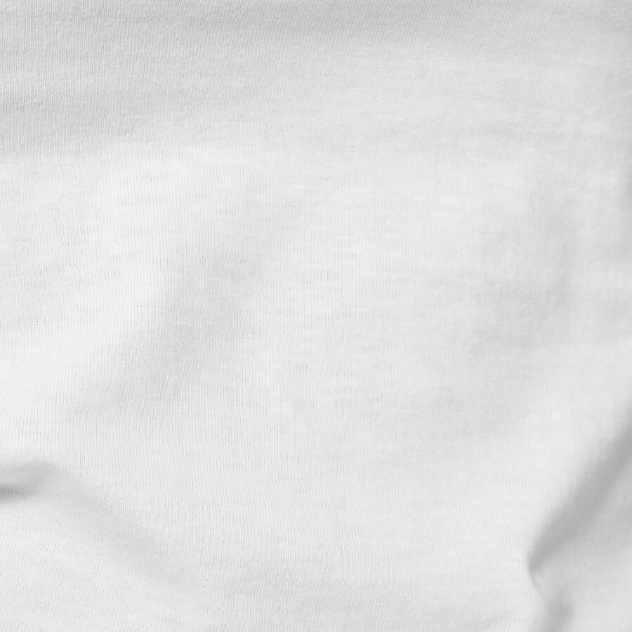 G-Star RAW Slim V-Hals Top Wit Dames
