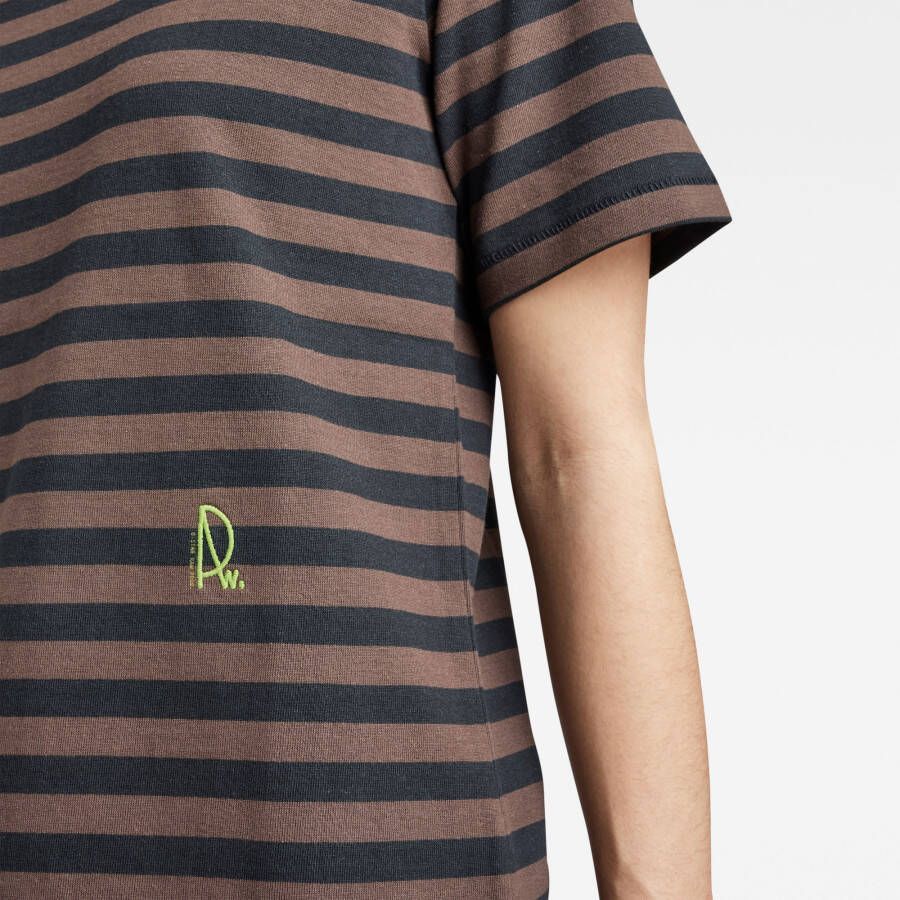G-Star RAW Small Raw Graphic Gestreepte T-Shirt Meerkleurig Dames