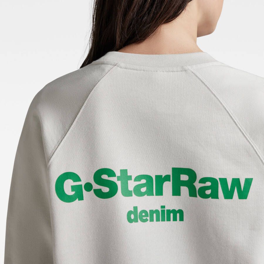 G-Star RAW Staff Graphic Sweater Grijs Dames