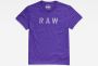 G-Star RAW T-Shirt Paars Heren - Thumbnail 2