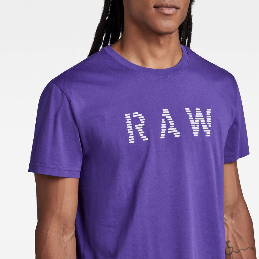 G-Star RAW T-Shirt Paars Heren