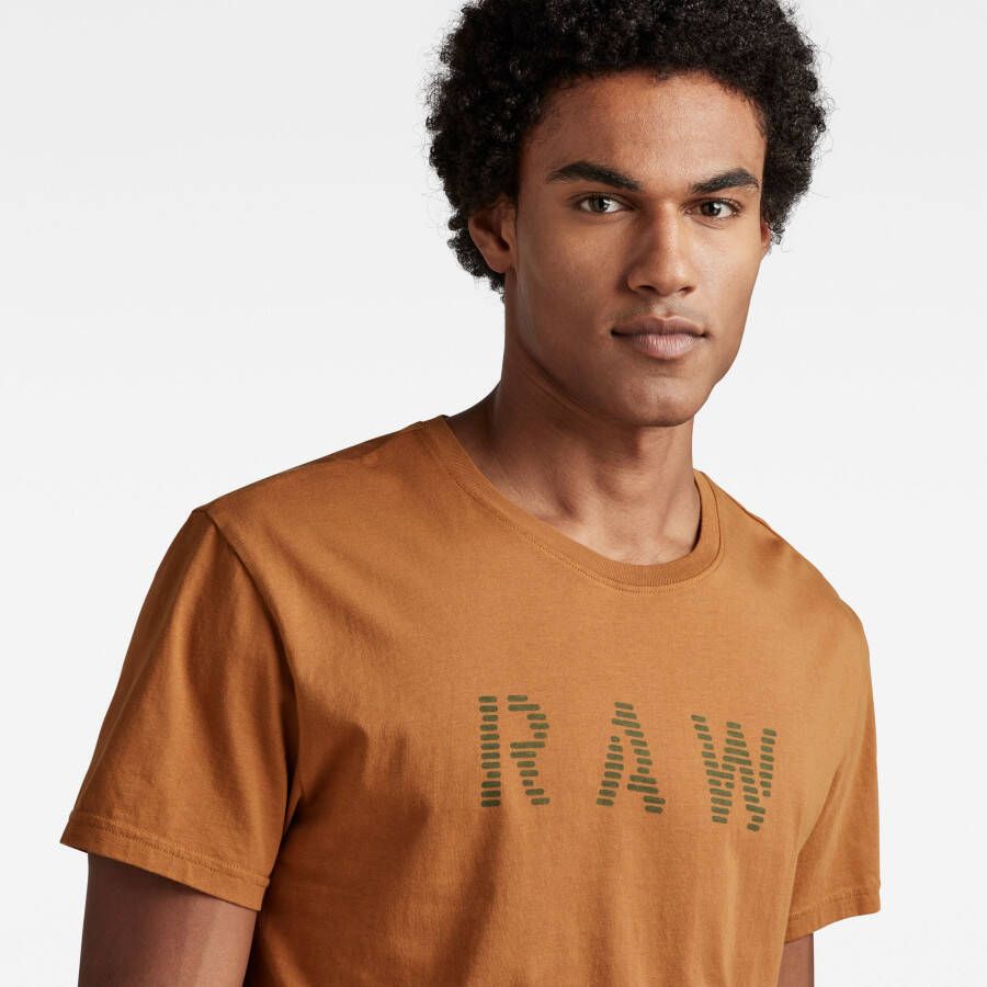 G-Star RAW T-Shirt RAW Bruin Heren
