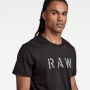 G-Star RAW regular fit T-shirt van biologisch katoen 6484 dk black - Thumbnail 7