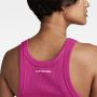 G-Star RAW Tanktop Italian Utility Ultra Slim Roze Dames - Thumbnail 4