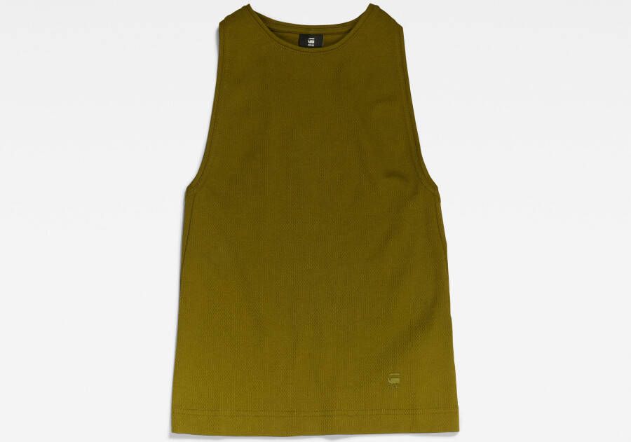 G-Star RAW Tanktop Racer Slim Groen Dames