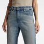 G-Star RAW high waist straight fit jeans Viktoria light blue denim - Thumbnail 7