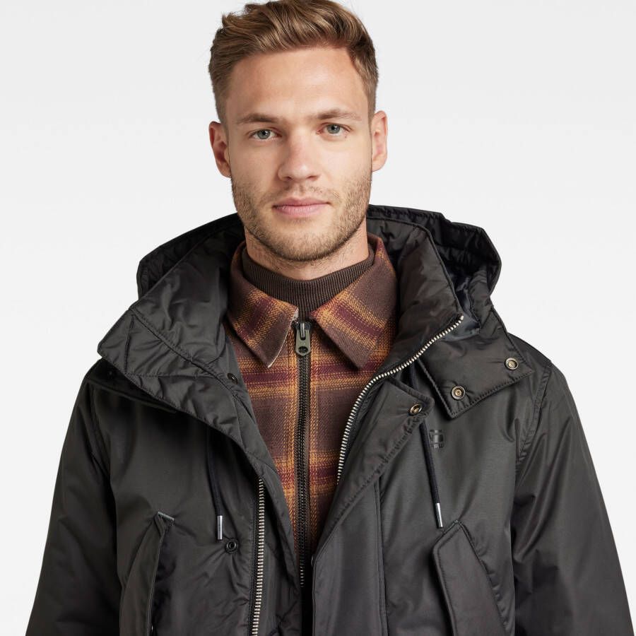G-Star RAW Vodan Gewatteerd Jack Met Capuchon Zwart Heren