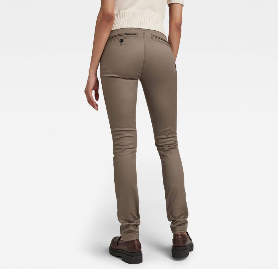 G-Star RAW Weld High Skinny Chino Bruin Dames