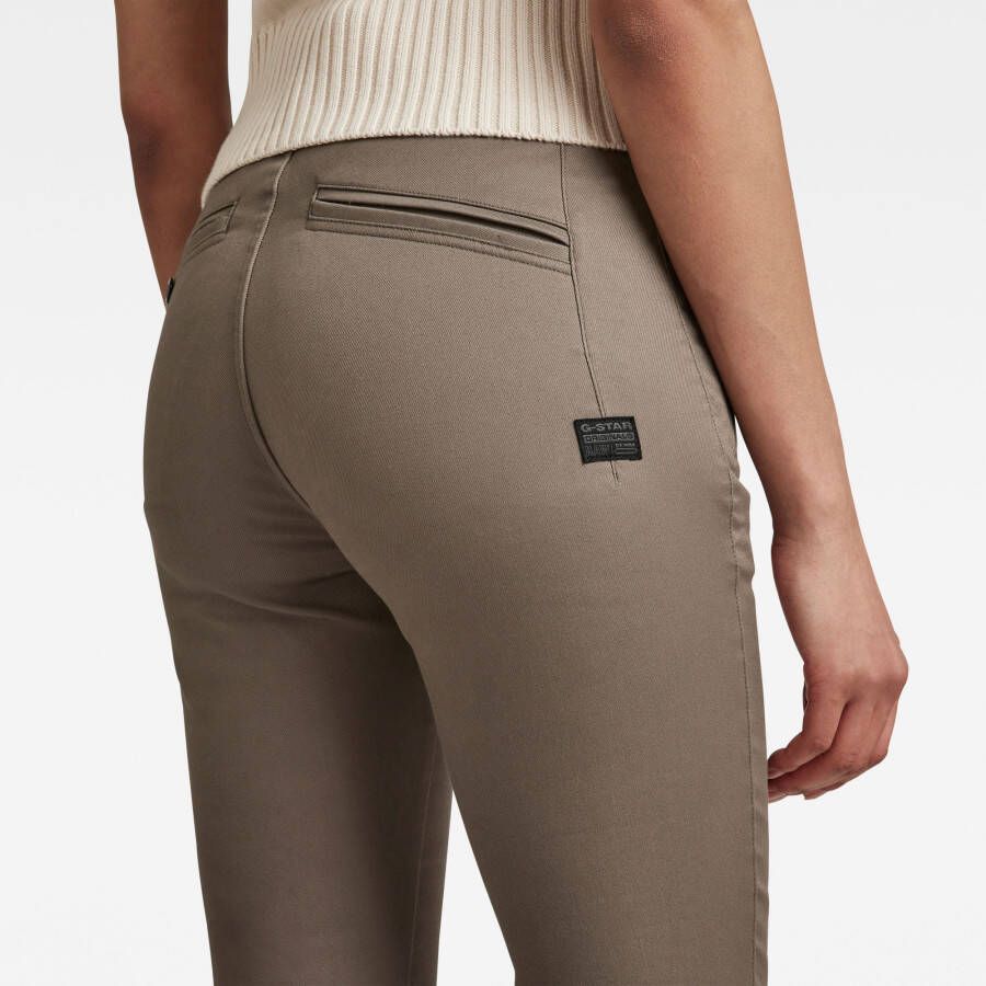 G-Star RAW Weld High Skinny Chino Bruin Dames