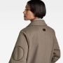 G-Star Single-Breasted Coats Bruin Dames - Thumbnail 3