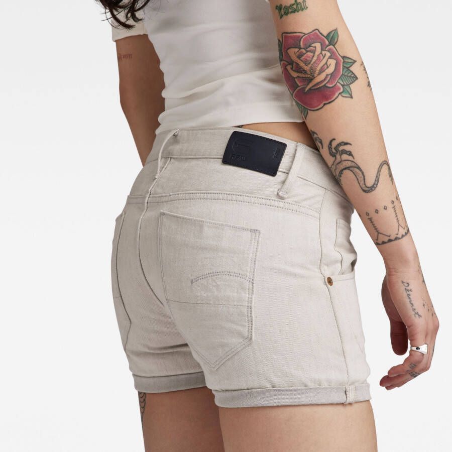 G-Star RAW Y2K Denim Short Wit Dames