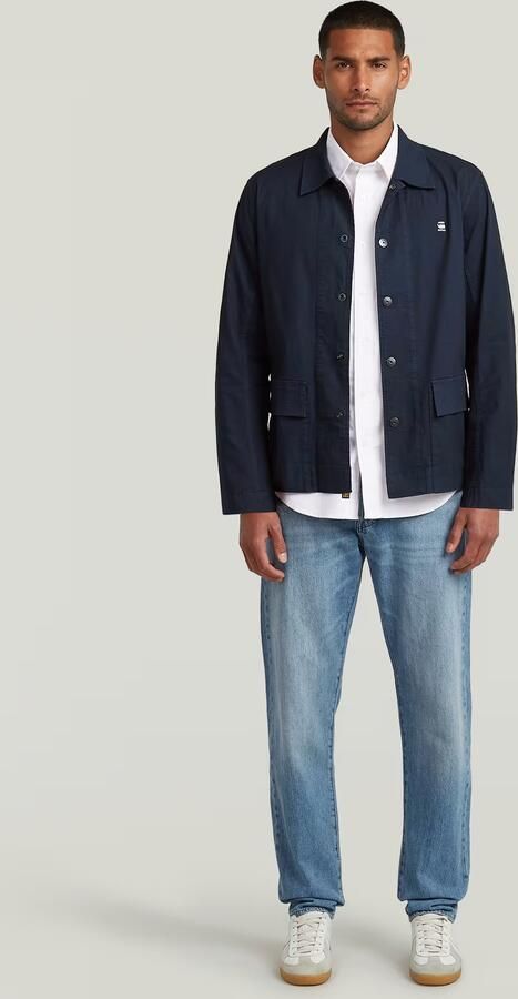 G-Star RAW 2 Pocket Overshirt Donkerblauw Heren - Foto 5