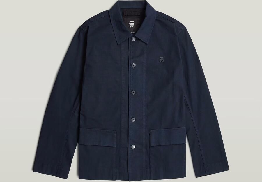 G-Star RAW 2 Pocket Overshirt Donkerblauw Heren - Foto 4