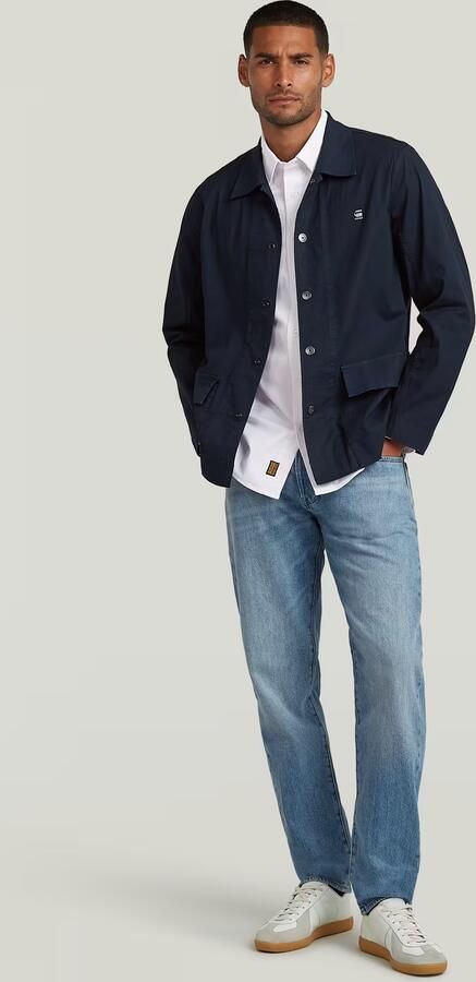 G-Star RAW 2 Pocket Overshirt Donkerblauw Heren - Foto 6