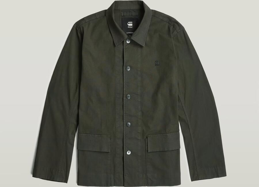 G-Star RAW 2 Pocket Overshirt Grijs Heren - Foto 4