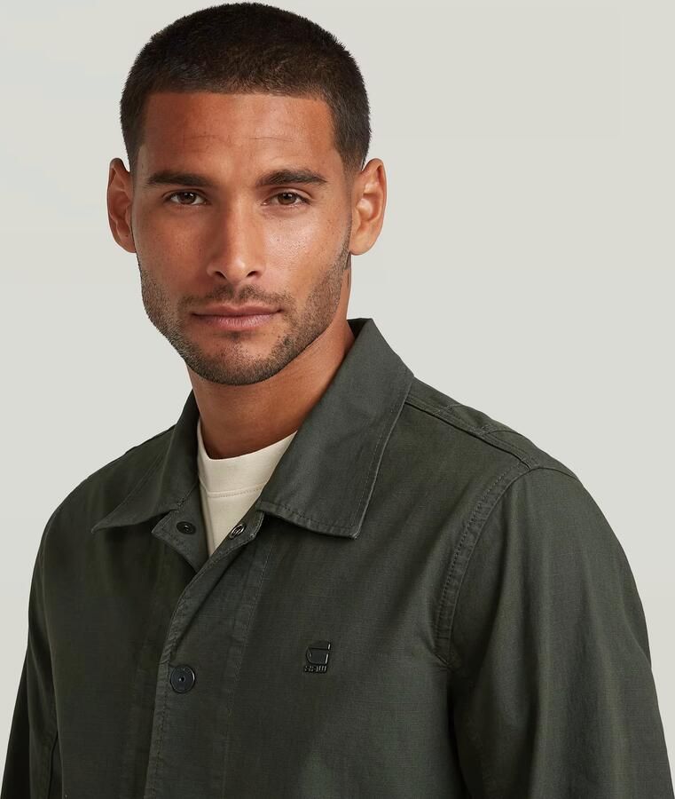 G-Star RAW 2 Pocket Overshirt Grijs Heren - Foto 3