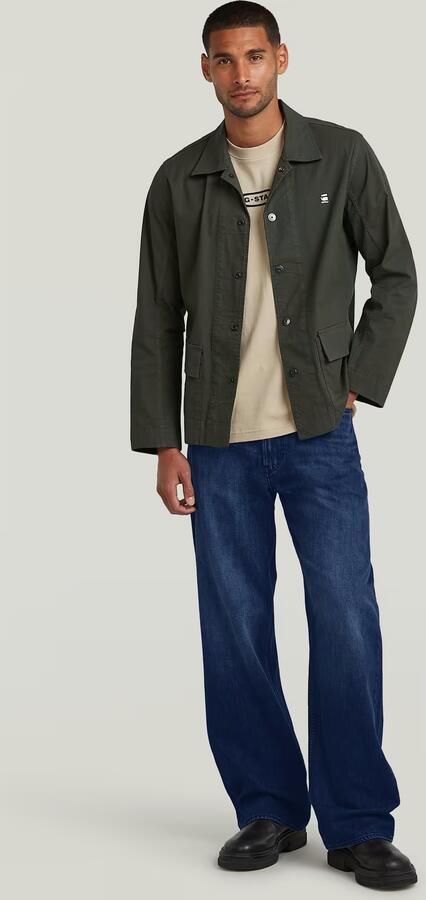 G-Star RAW 2 Pocket Overshirt Grijs Heren - Foto 6