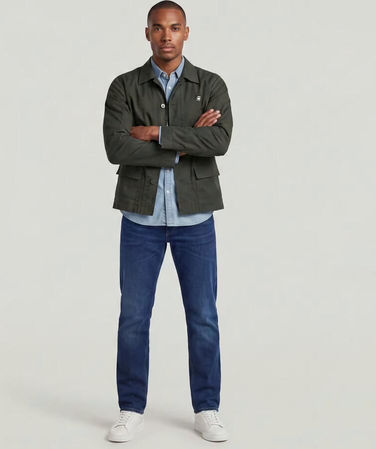 G-Star RAW 2 Pocket Overshirt Grijs Heren - Foto 3