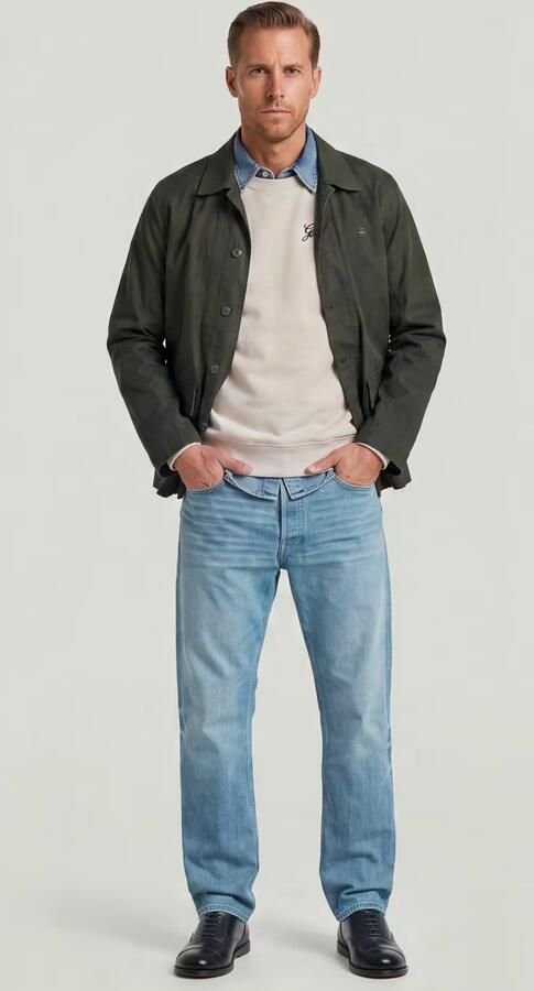 G-Star RAW 2 Pocket Overshirt Grijs Heren - Foto 6