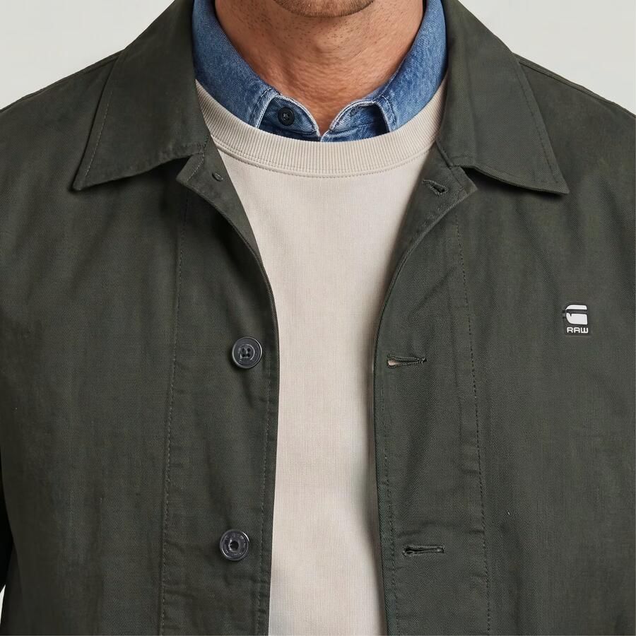 G-Star RAW 2 Pocket Overshirt Grijs Heren - Foto 3