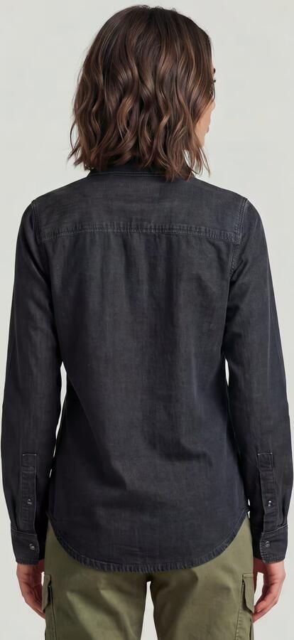 G-Star RAW 2-Pocket Regular Overhemd Donkerblauw Dames - Foto 5
