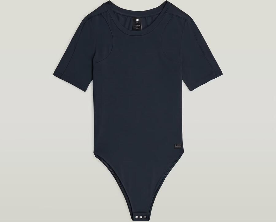 G-Star RAW 2nd Skin Bodysuit T-Shirt Donkerblauw Dames - Foto 3