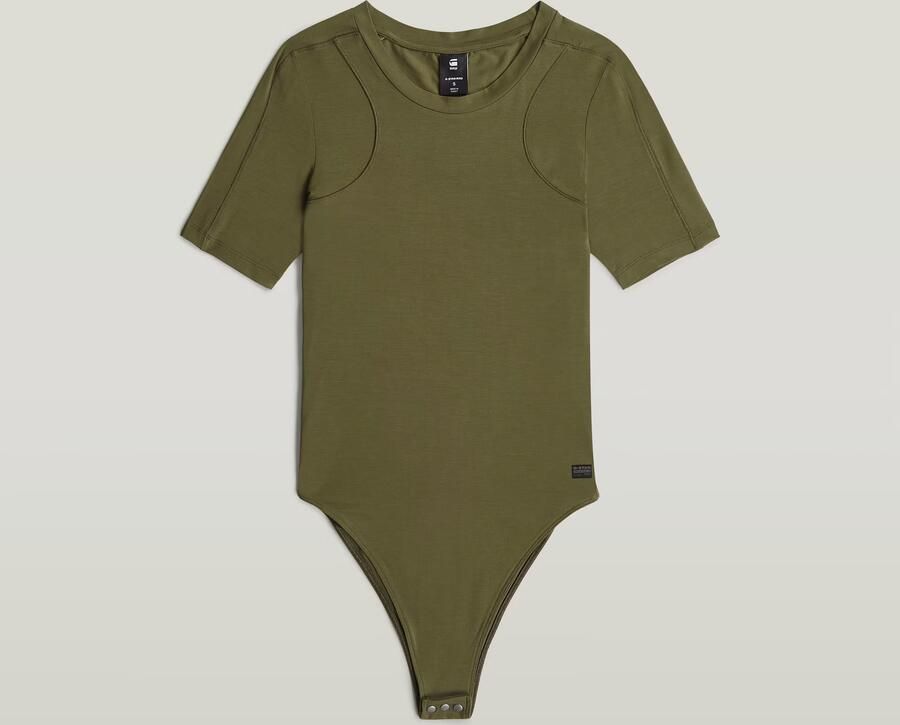 G-Star RAW 2nd Skin Bodysuit T-Shirt Groen Dames - Foto 4
