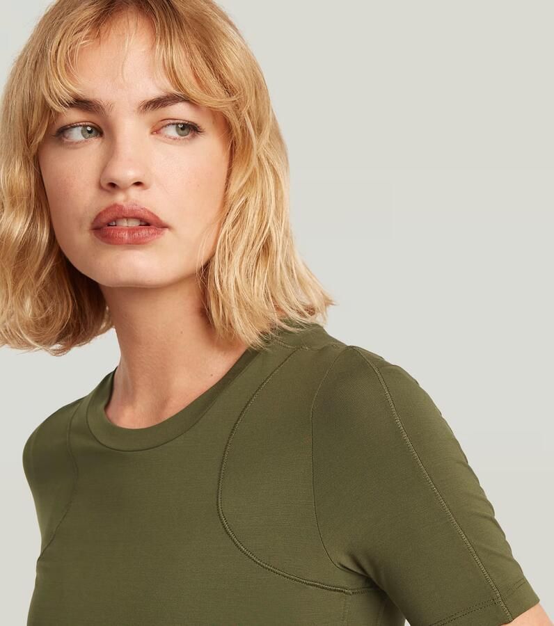 G-Star RAW 2nd Skin Bodysuit T-Shirt Groen Dames - Foto 3