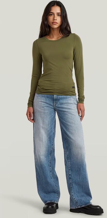 G-Star RAW 2nd Skin Longsleeve T-Shirt Groen Dames - Foto 5