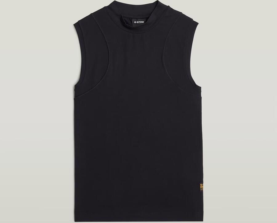 G-Star RAW 2nd Skin Mock T-Shirt Zwart Dames - Foto 3