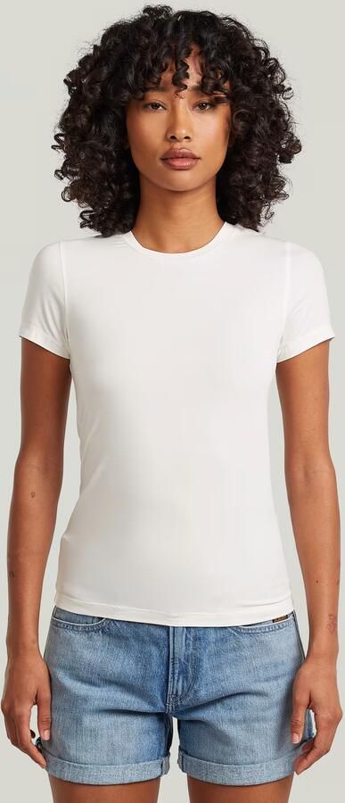 G-Star RAW 2nd Skin T-Shirt Wit Dames