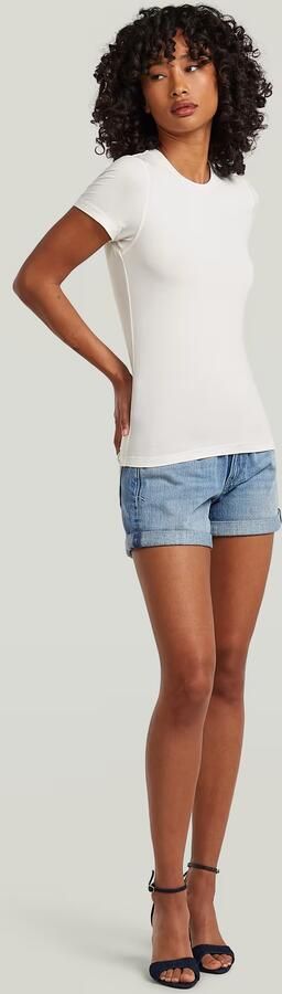 G-Star RAW 2nd Skin T-Shirt Wit Dames - Foto 7