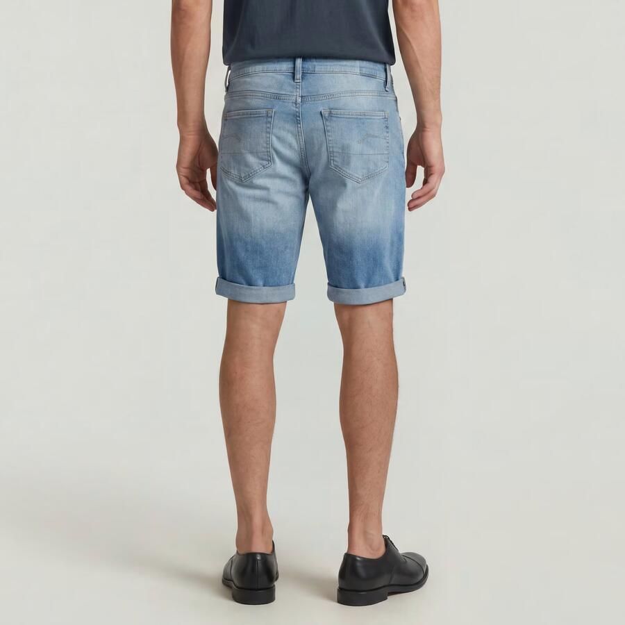 G-Star RAW 3301 slim fit jeans short lt aged - Foto 7