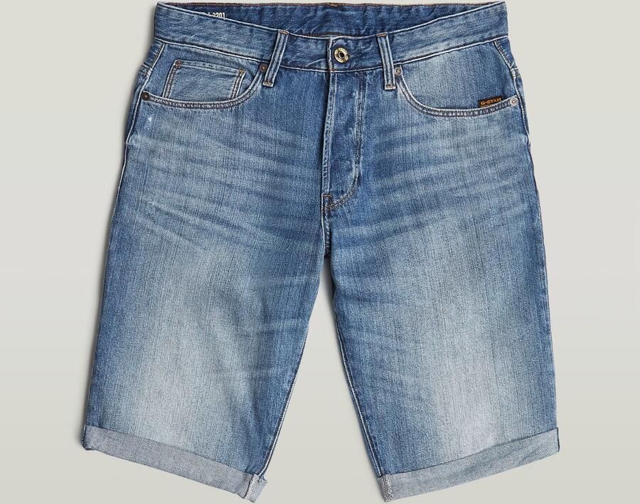 G-Star RAW 3301 slim fit jeans short medium aged - Foto 5